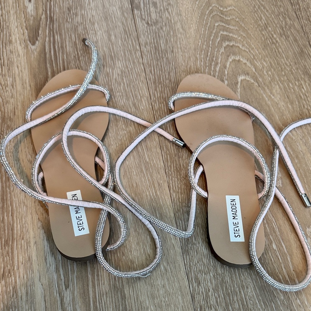Steve Madden wrap sandals